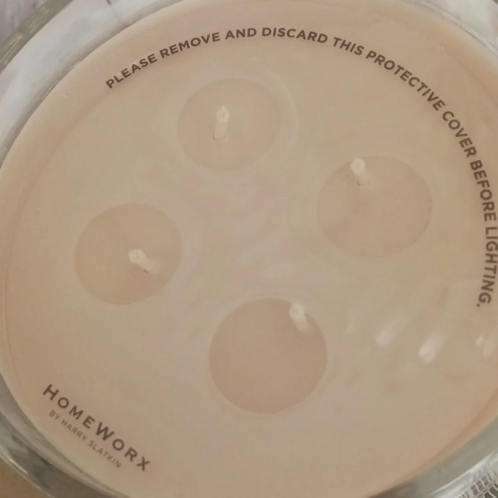 Candles Homeworx by slatkin cinnamon- vanilla, 4 wick, "Brand New" set of 2 - Picture 10 of 11